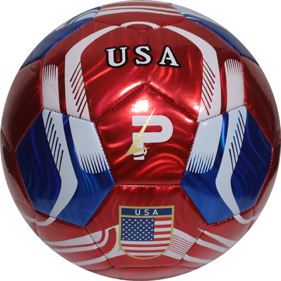 Country Training Soccer Ball: World Edition - USA - Red