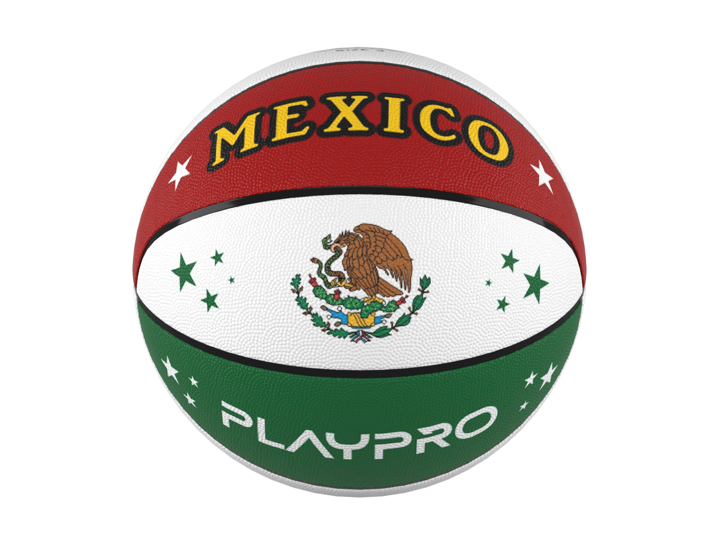 Premium Rubber Basketball for Kids and Adults – Max Grip, Perfect Bounce and Rebound with Extended Air Retention - Mexico