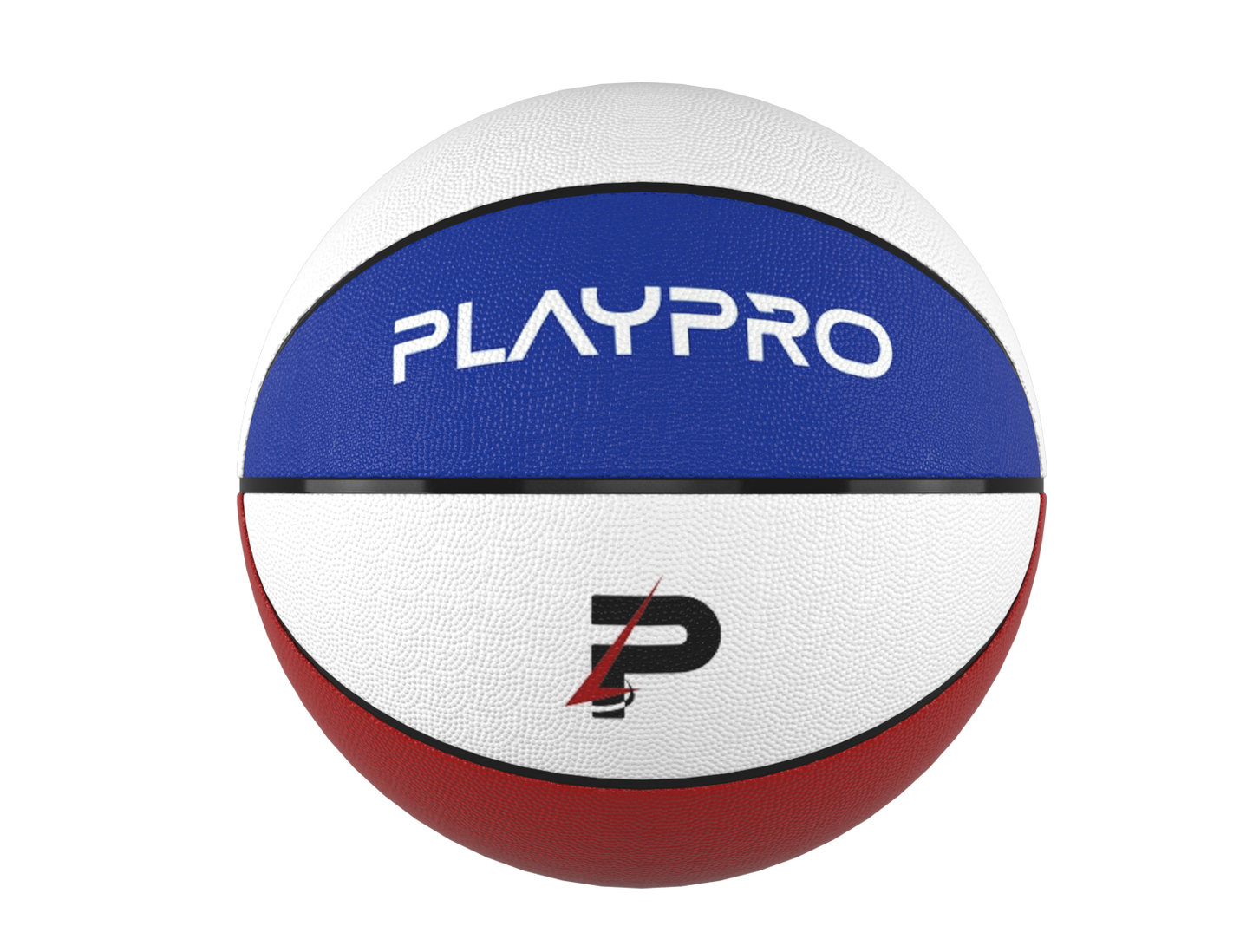 Premium Rubber Basketball for Kids and Adults – Max Grip, Perfect Bounce and Rebound with Extended Air Retention - Red, White and Blue