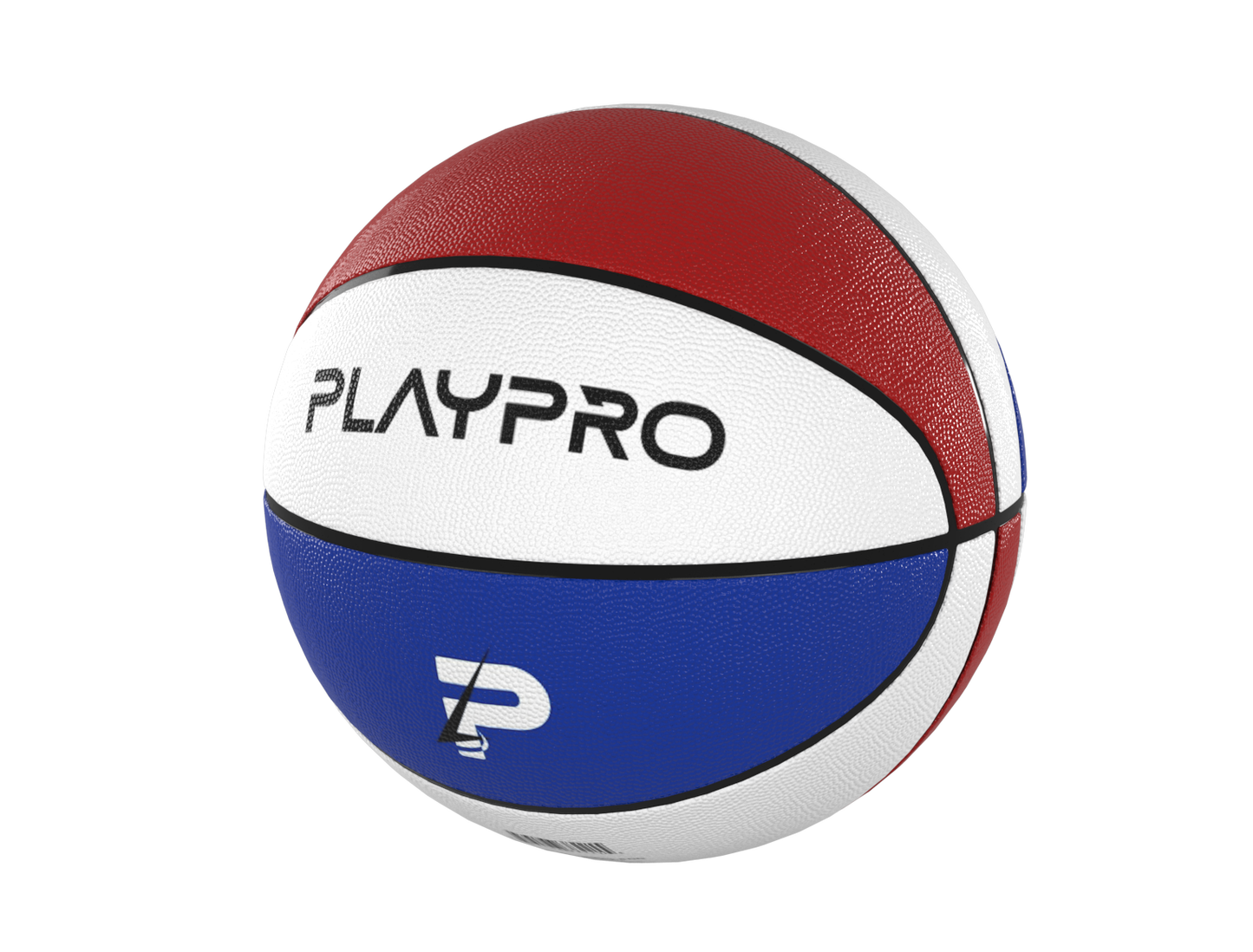 Premium Rubber Basketball for Kids and Adults – Max Grip, Perfect Bounce and Rebound with Extended Air Retention - Red, White and Blue