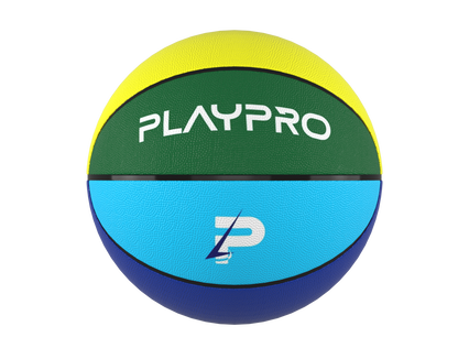 Premium Rubber Basketball for Kids and Adults – Max Grip, Perfect Bounce and Rebound with Extended Air Retention - Multi-Color