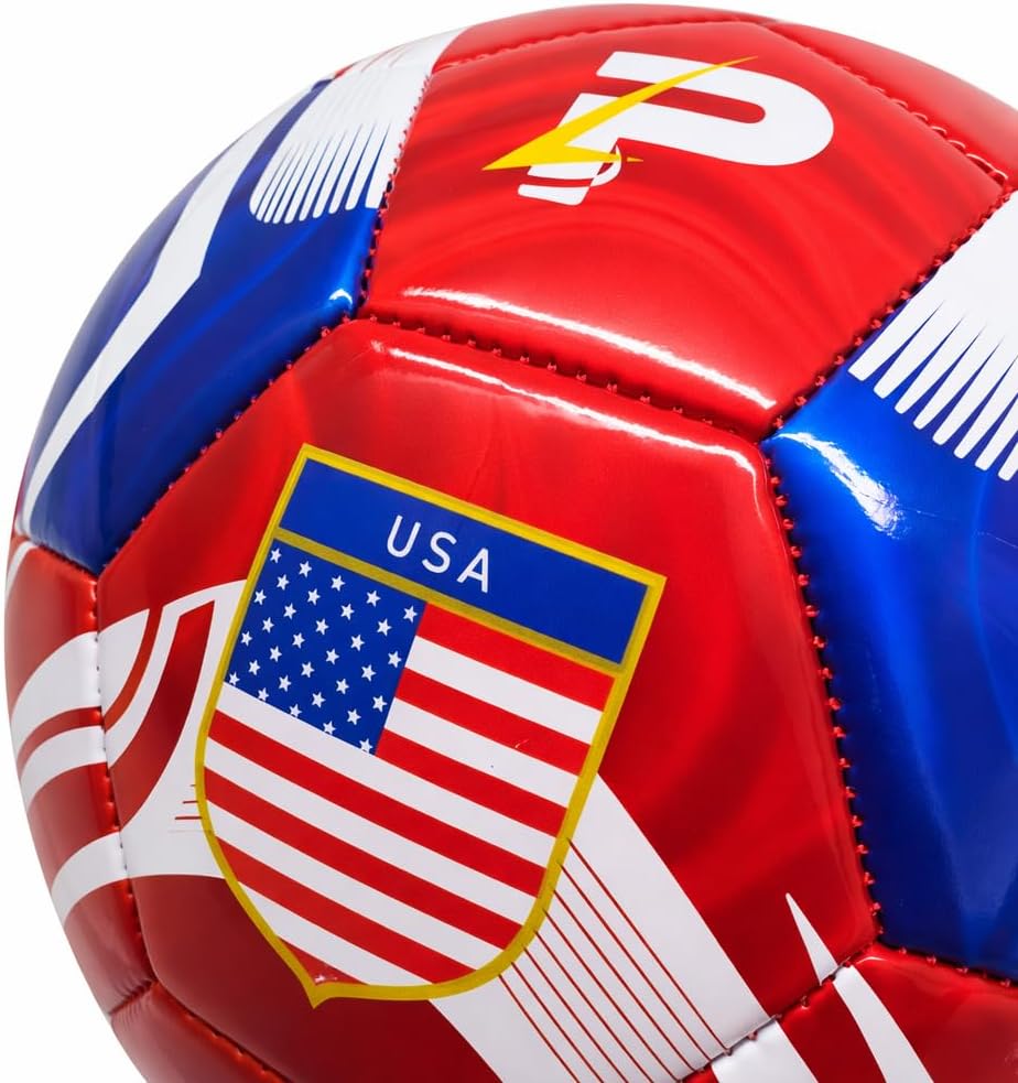 Country Training Soccer Ball: World Edition - USA - Red