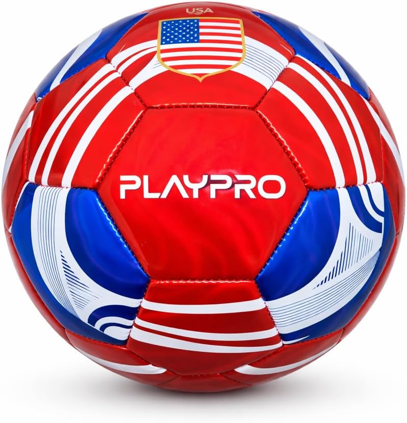 Country Training Soccer Ball: World Edition - USA - Red