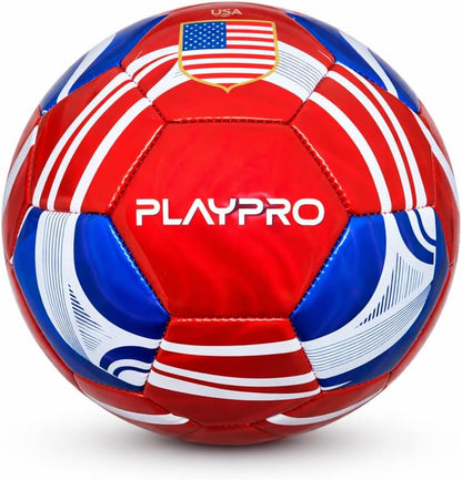 Country Training Soccer Ball: World Edition - USA - Red