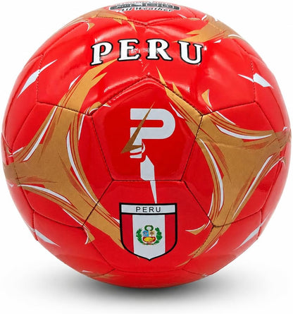Country Flag Training Soccer Ball - Elite Edition - Peru