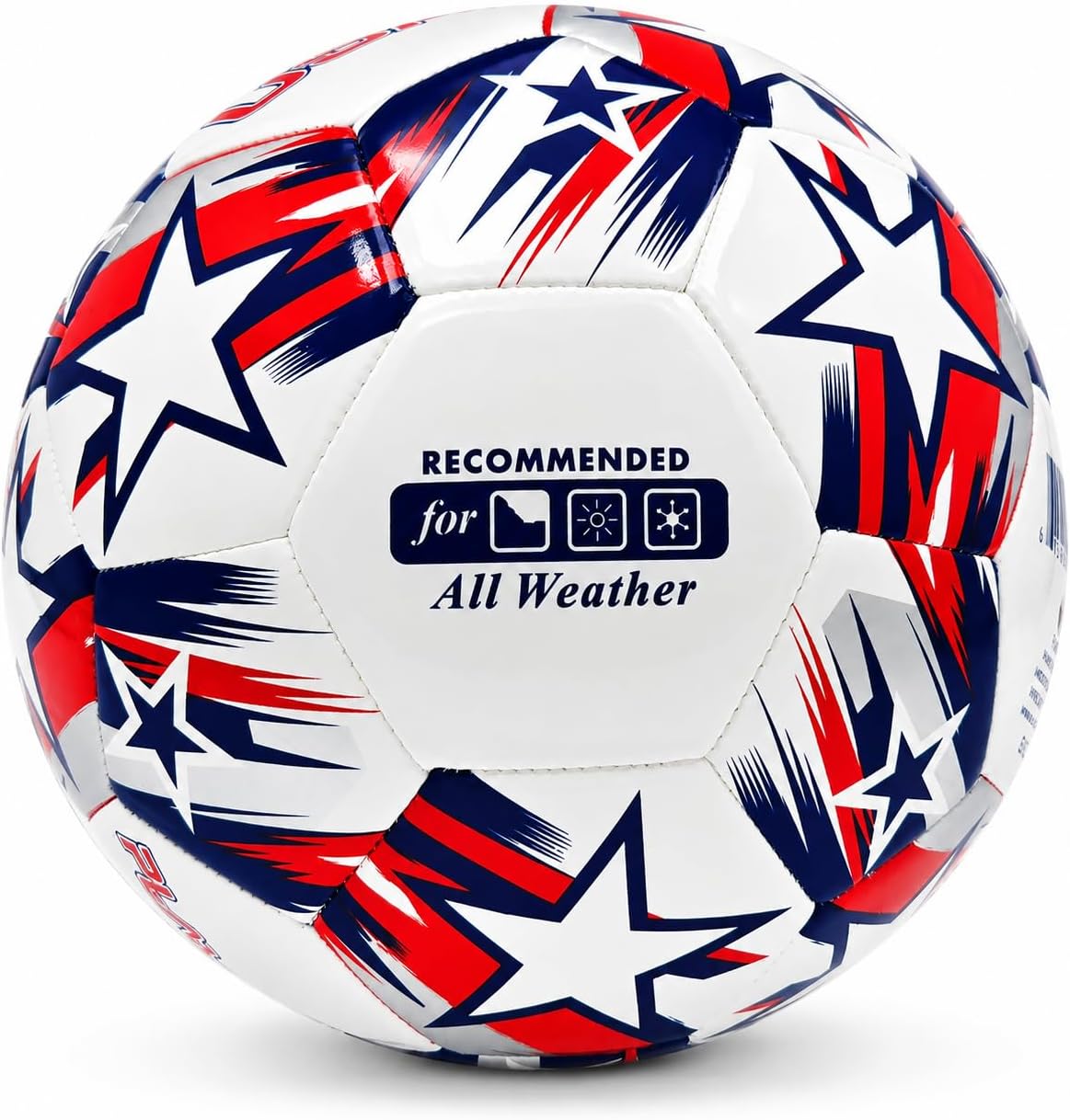 Country Flag Training Soccer Ball - Elite Edition - USA STARS