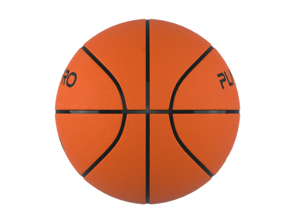 Premium Rubber Basketball for Kids and Adults – Max Grip, Perfect Bounce and Rebound with Extended Air Retention - Orange