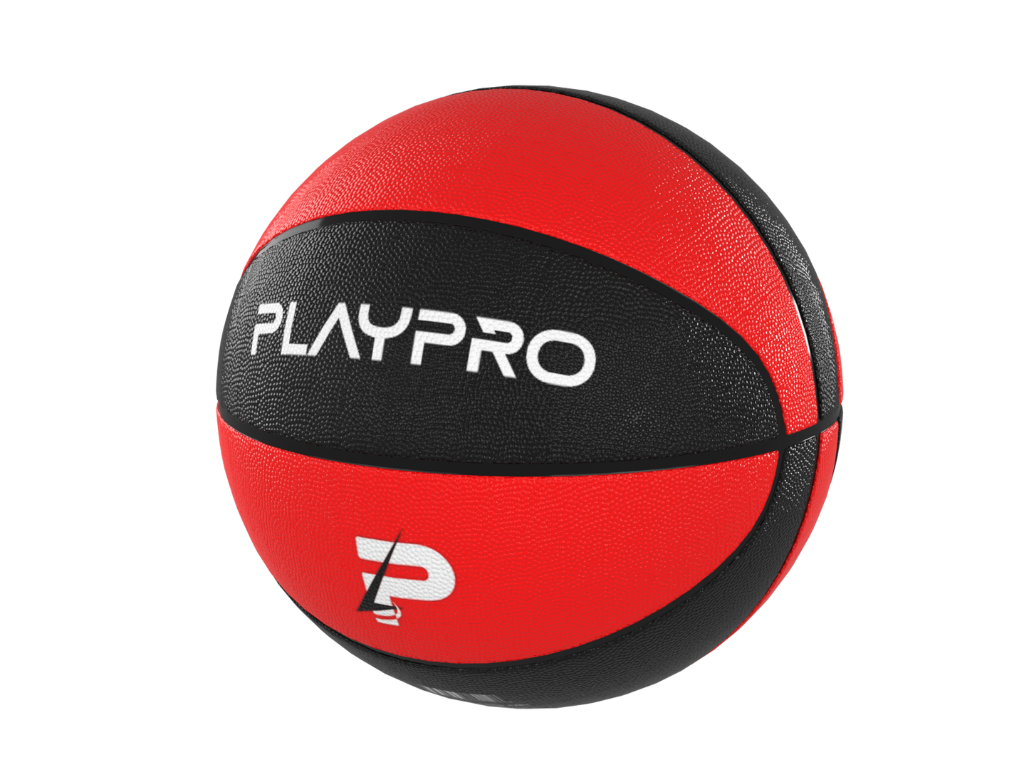 Premium Rubber Basketball for Kids and Adults – Max Grip, Perfect Bounce and Rebound with Extended Air Retention - Red and Black