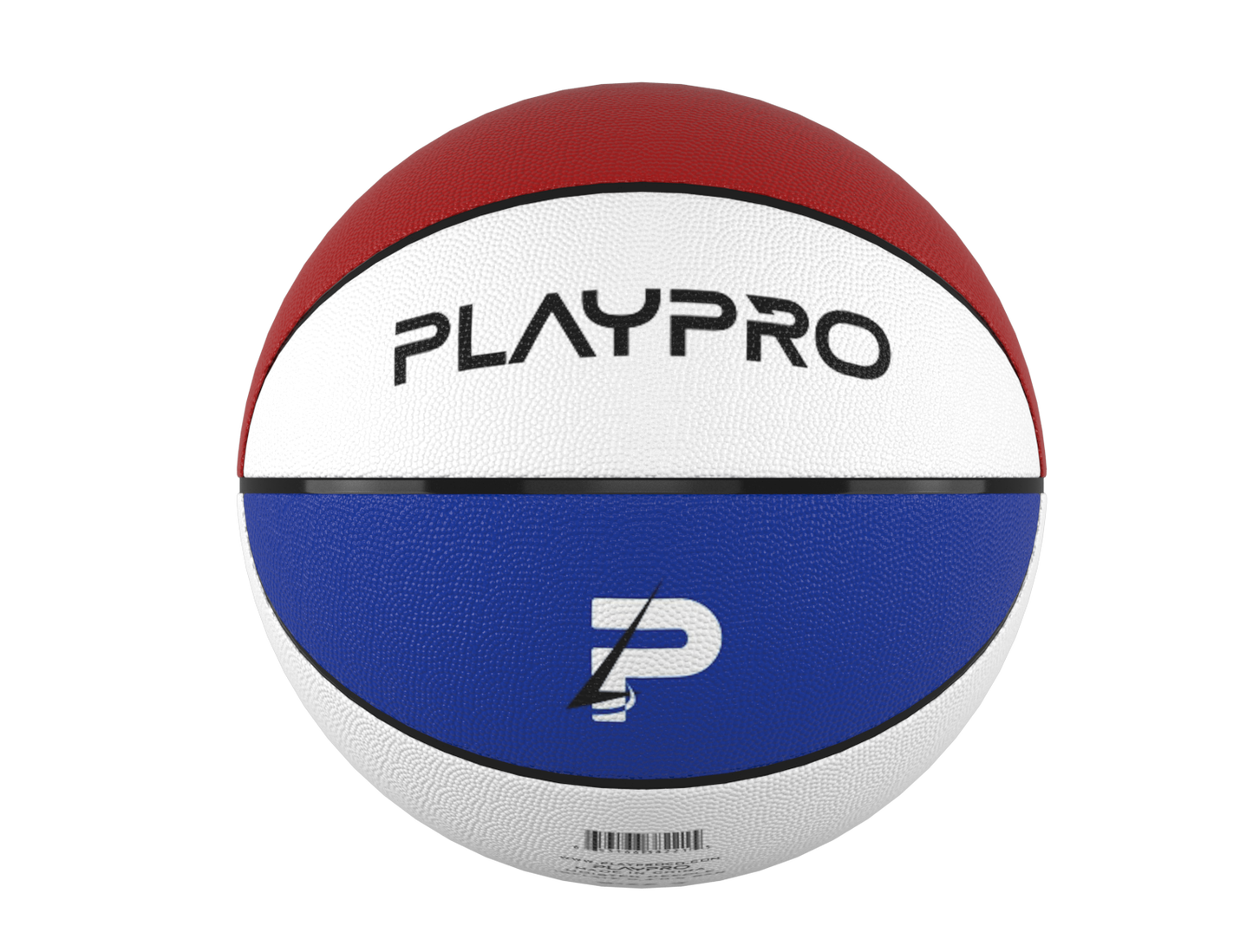 Premium Rubber Basketball for Kids and Adults – Max Grip, Perfect Bounce and Rebound with Extended Air Retention - Red, White and Blue