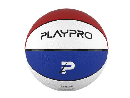 Premium Rubber Basketball for Kids and Adults – Max Grip, Perfect Bounce and Rebound with Extended Air Retention - Red, White and Blue