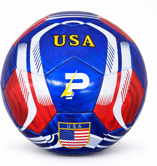 Country Training Soccer Ball: World Edition - USA Blue